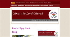 Desktop Screenshot of christthelordpinole.org